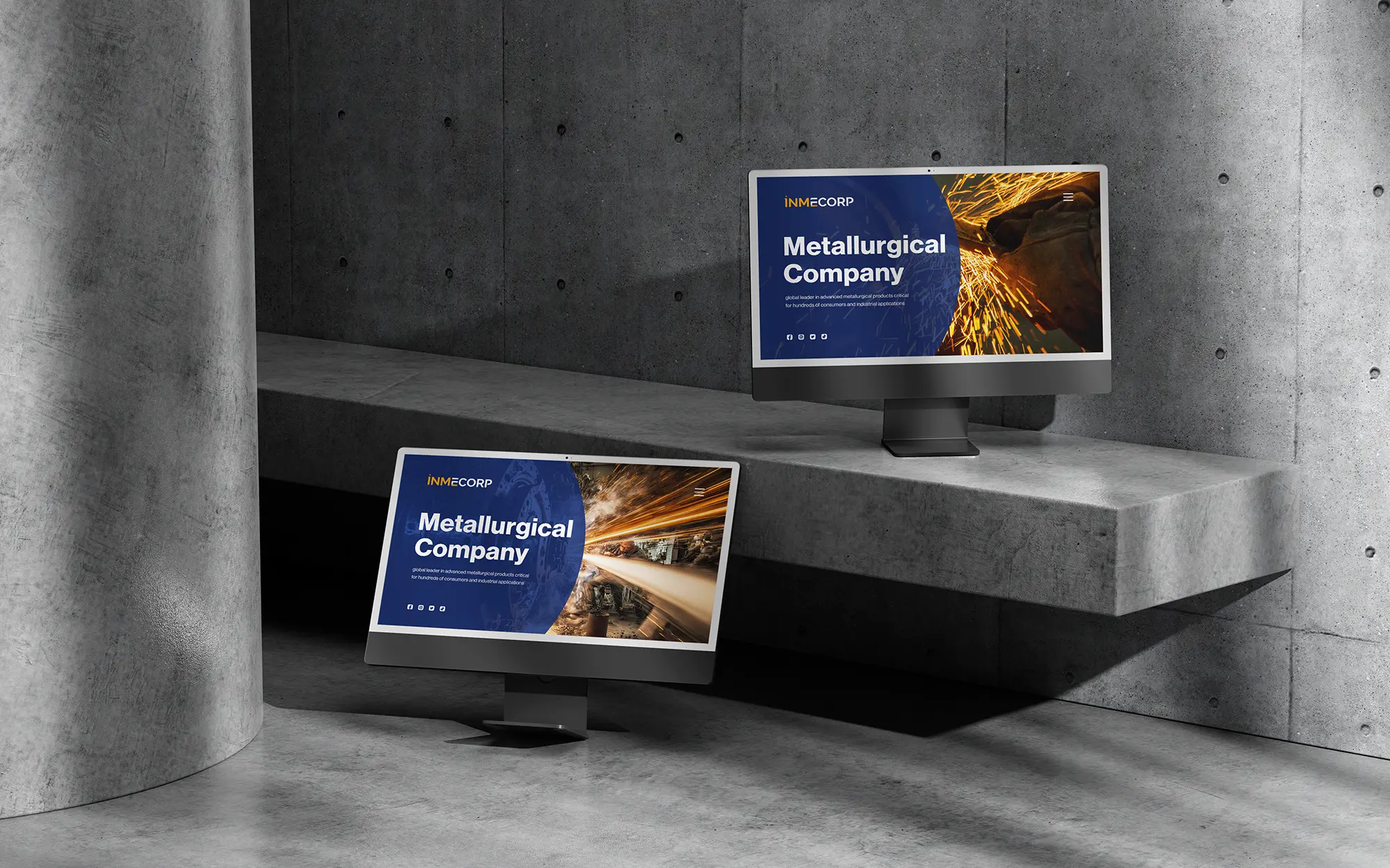 Pagina web corporativa, Tony Hall