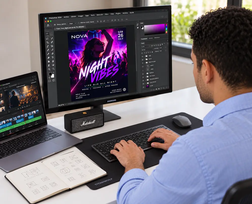 tony hall trabajando en proyectos